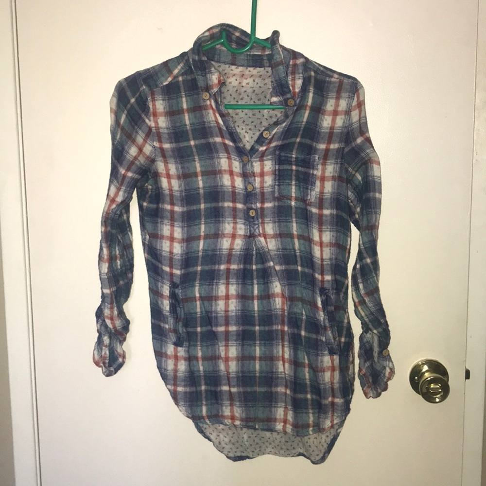 Floral flannel